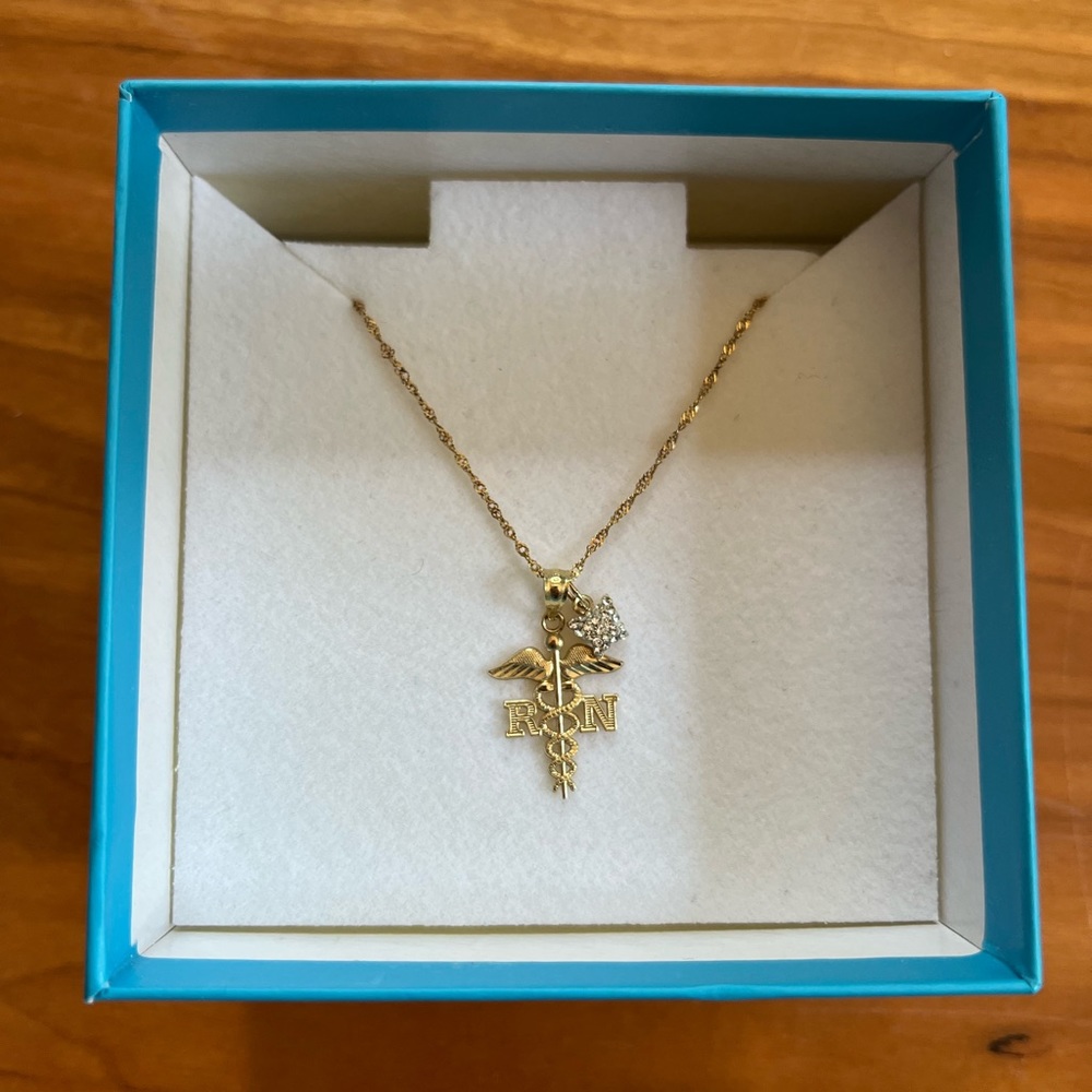 Piercing Pagoda (Banter) RN nurse necklace